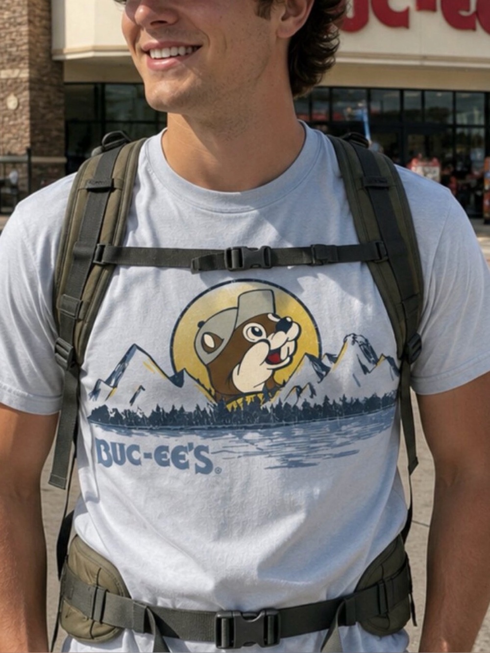 Buc-ee's On My Mind Blue Mountain Graphic Souvenir Tourist T-Shirt Unisex size M - Picture 12 of 14